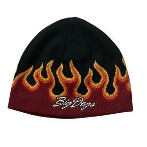Big Dogs Flame Beanie OSFM